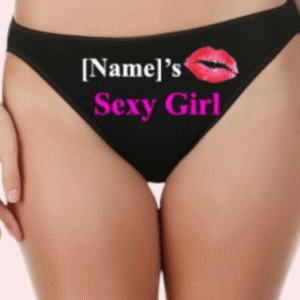 Customize Sexy Girl Cotton Mid Rise Underwear