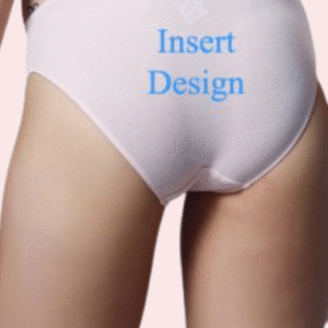 Insert Design- Customize Mid Rise Cotton Bikini Panty