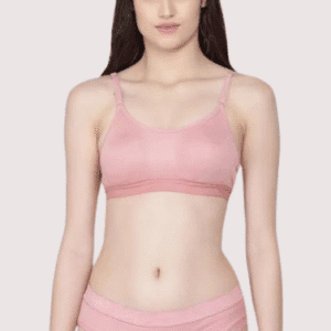 Wire-Free Women's Cotton Sports Bra Panty Set (2 pack)