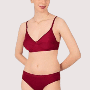 Comfortable Cotton Bra & Panty Set for Women (2 pack)
