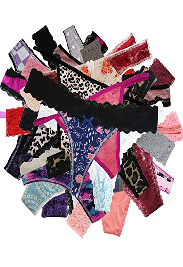 Six Assorted styles Thong’s in One Pack