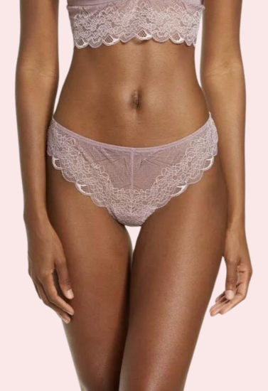 French daina ultra luxury silk satin lace briefs gift box