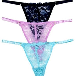3 Pack Women’s G-String Lace Underwear