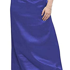 Black & Blue Satin Petticoat Combo (Free Size)