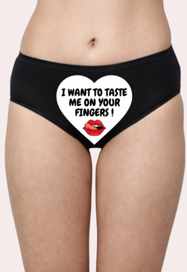 Customized Temptation Panty – A Secret Message