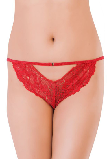 Beautiful Lace Red Women’s Cheekies ( Pack of 1 )
