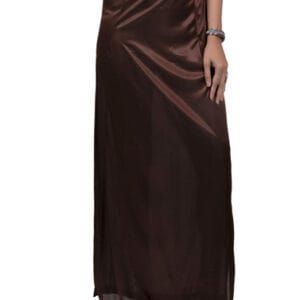 Ladies' Glossy silk Ethnic Slip