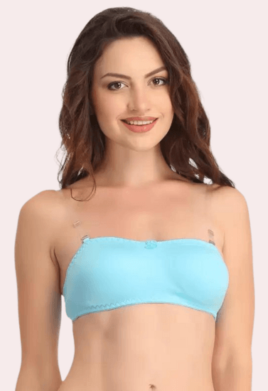 Women’s comfy wirefree micro touch stretch tube bra