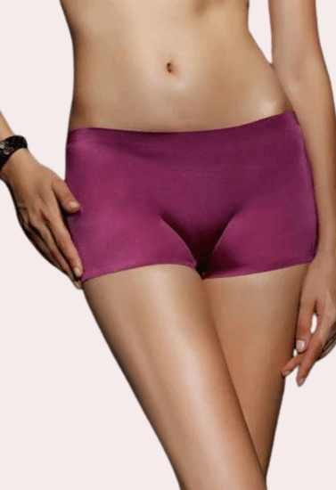 Women’s Seamless Ice Silk Boyshorts Panties (4pcs)