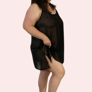 Glowing Aura Transparent Night Dress