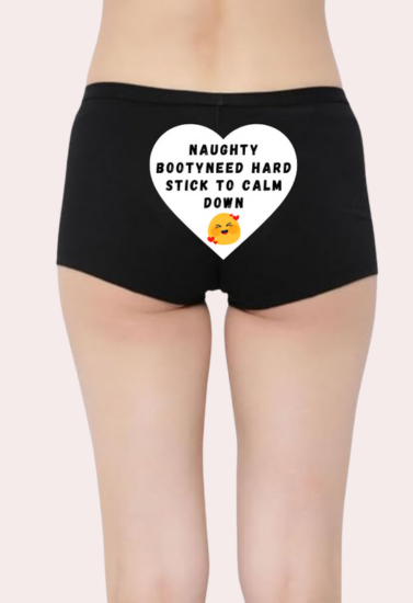 Tease and please playful personalized panty