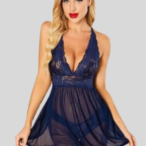 Lacy Elegance Strap Babydoll Nightwear