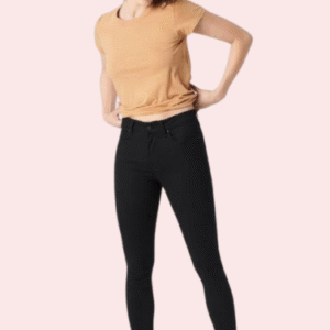 Women's Sleek Silhouette Black Skinny Fit Jeans