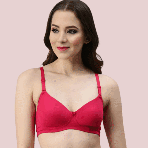 Passion Plunge – Red Seamless Padded Bra